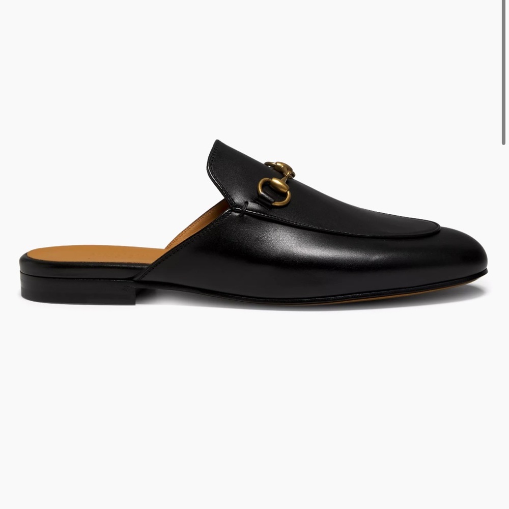 Gucci Princetown Leather Slipper Mule